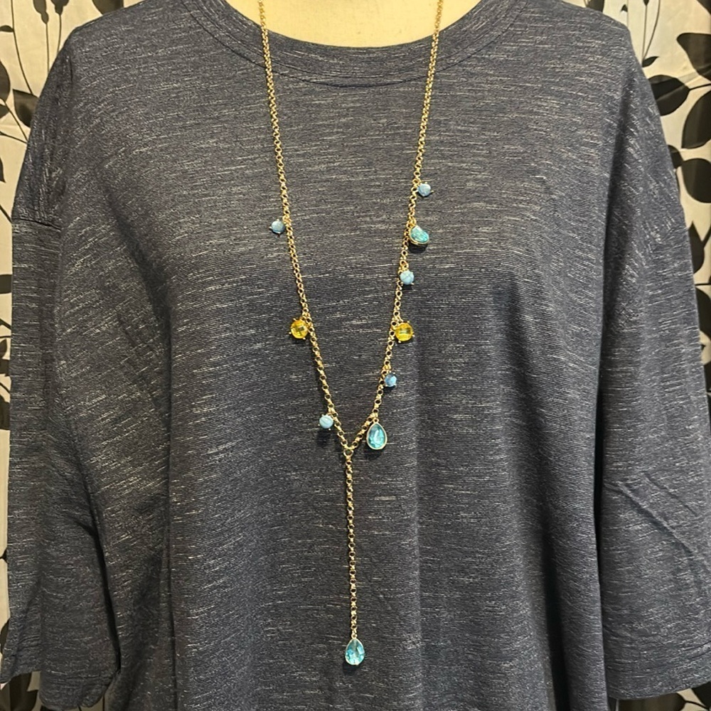 NIP PrettyLittleThing Gold Jewel Detail Belly Chain